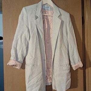 Vintage Women's Beige Blazer